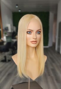 Human hair wig styled at RZ Wigs Australia, Cheltenham