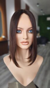 Human hair wig styled at RZ Wigs Australia, Cheltenham