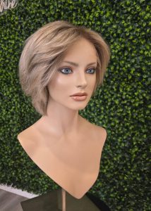 Human hair wig styled at RZ Wigs Australia, Cheltenham