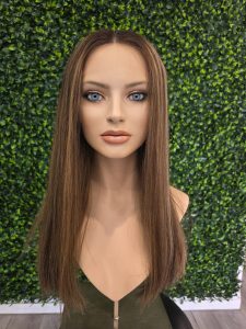 Human hair wig styled at RZ Wigs Australia, Cheltenham