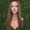 Lace top Remy hair wig 20"