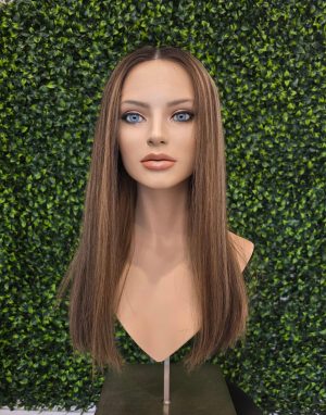 Lace top Remy hair wig 20"