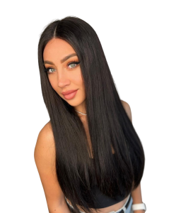 Human hair wig styled at RZ Wigs Australia, Cheltenham