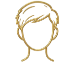 Men's hair system icon
